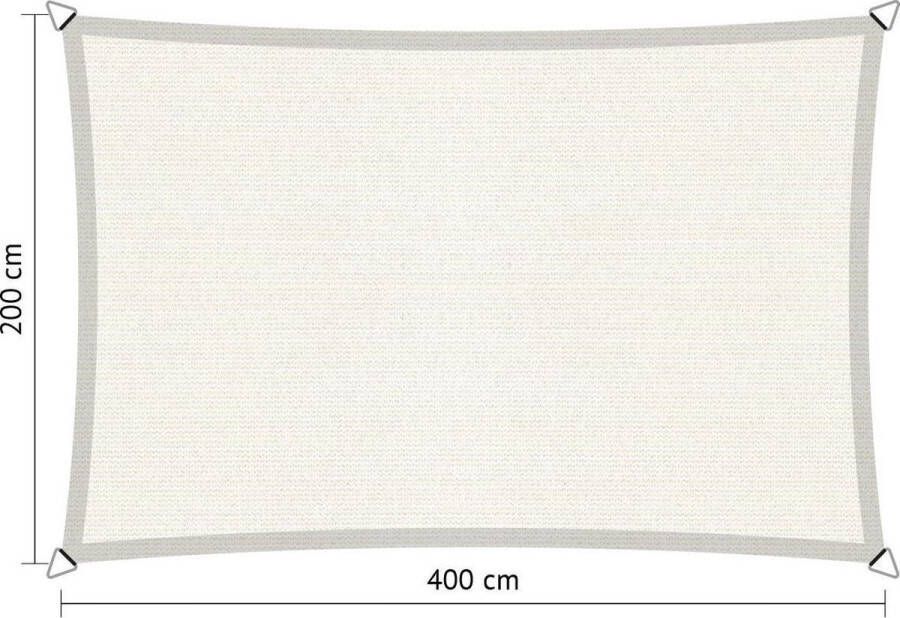 Shadow Comfort schaduwdoek rechthoek 200 x 400 cm Artic White