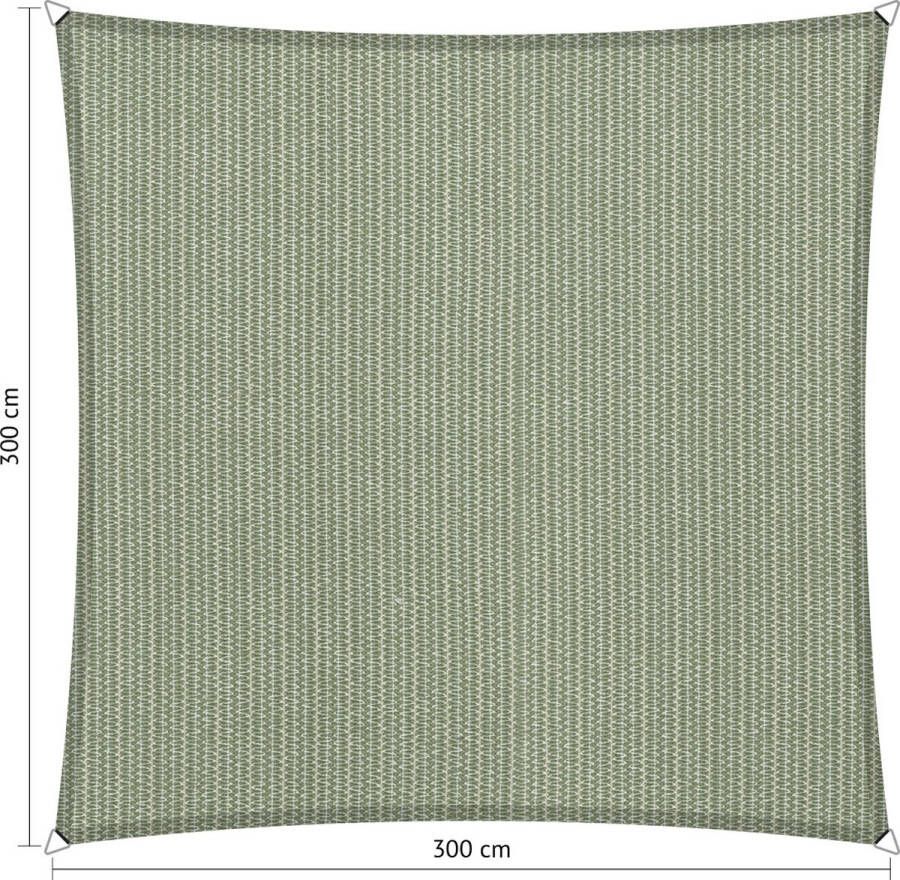 Shadow Comfort Vierkantige schaduwdoek UV Bestendig Zonnedoek 300 x 300 CM Moonstone Green