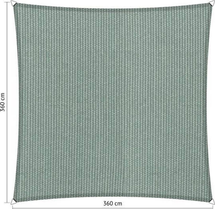 Shadow Comfort Vierkantige schaduwdoek UV Bestendig Zonnedoek 360 x 360 CM Country Blue