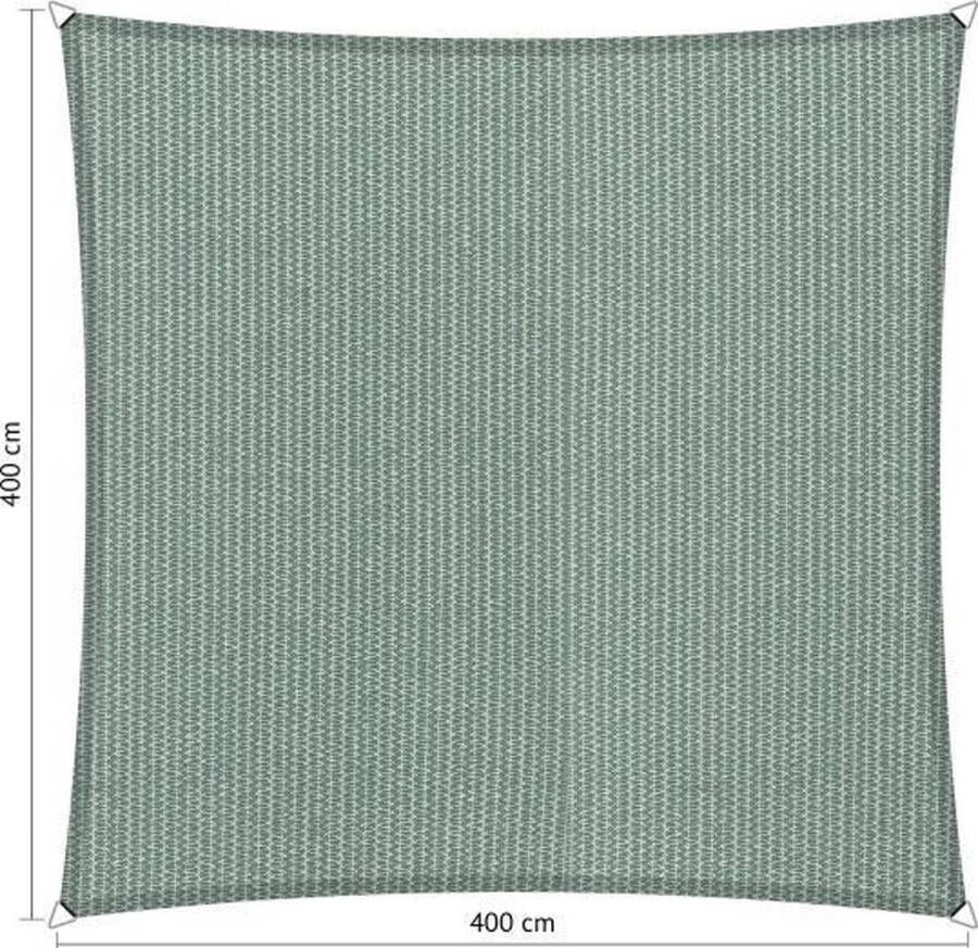 Shadow Comfort Vierkantige schaduwdoek UV Bestendig Zonnedoek 400 x 400 CM Country Blue