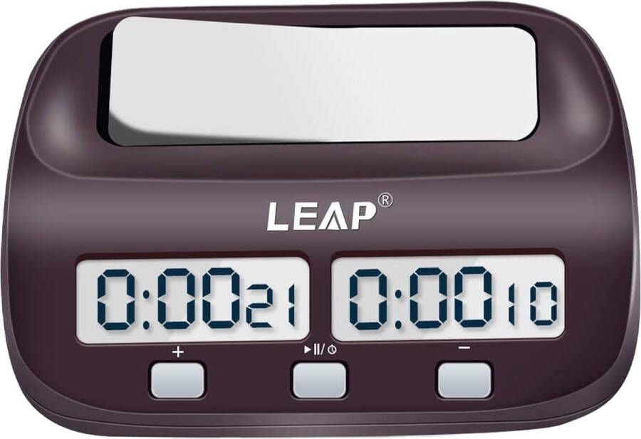 Shagam Schaakklok Digitaal Timer Schaken Plastic Zwart