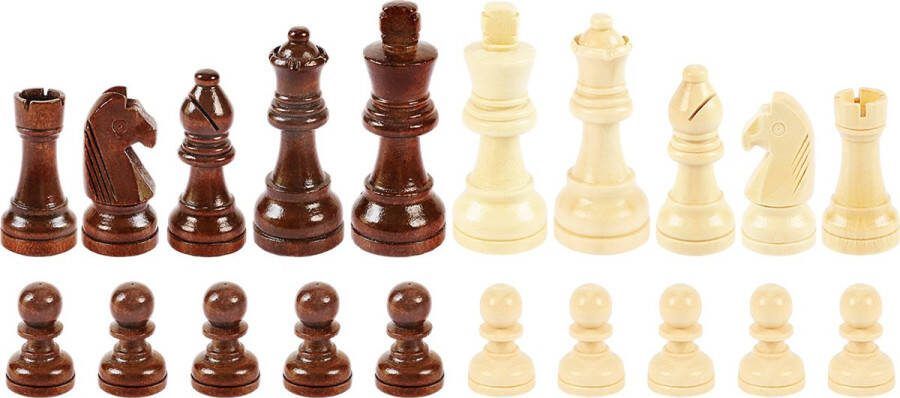 Shagam Schaakstukken Hout Magnetisch Staunton Speelstukken Schaken 75 mm