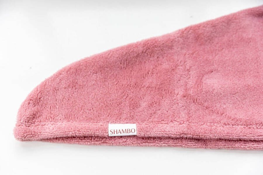 Shambo Haarhanddoek bamboe Roze | Happy Hair Towel pink | | CG Methode | Curly Girl | Black friday