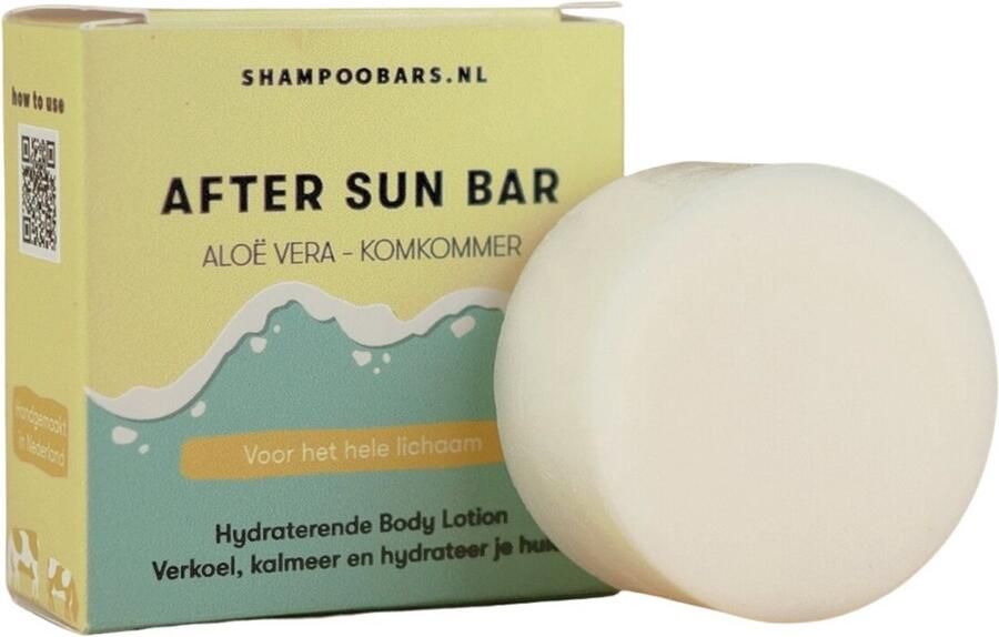 Shampoo Bars Nederland After Sun Bar Aloë Vera – Komkommer