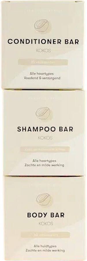 Shampoo Body & Conditioner Bar + GRATIS blikje (kokos)
