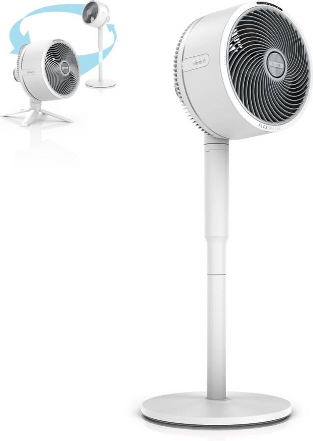 Shark FlexBreeze Statief- én Tafelventilator 24 uur Accuduur Krachtig én Fluisterstil Inclusief Afstandsbediening & InstaCool Waternevelaar FA220EU