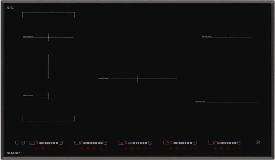 Sharp Kookplaat Inductie KH9I39CS00EU | Inductiekookplaten | Keuken&Koken Kookplaten | 4974019135014