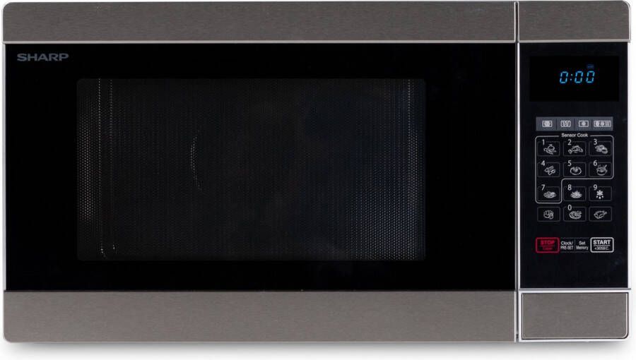 Sharp R956INW Combimagnetron Zilver