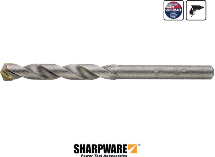 Sharpware Long Life betonboor steenboor 8mm lengte 120mm p st