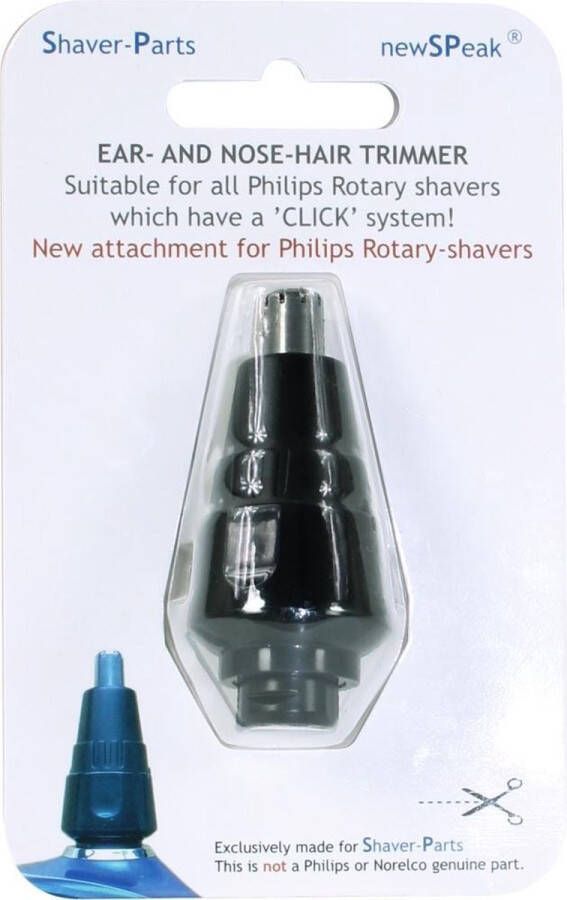 Shaver Parts neus en oortrimmer opzetstuk voor Philips CP480 01