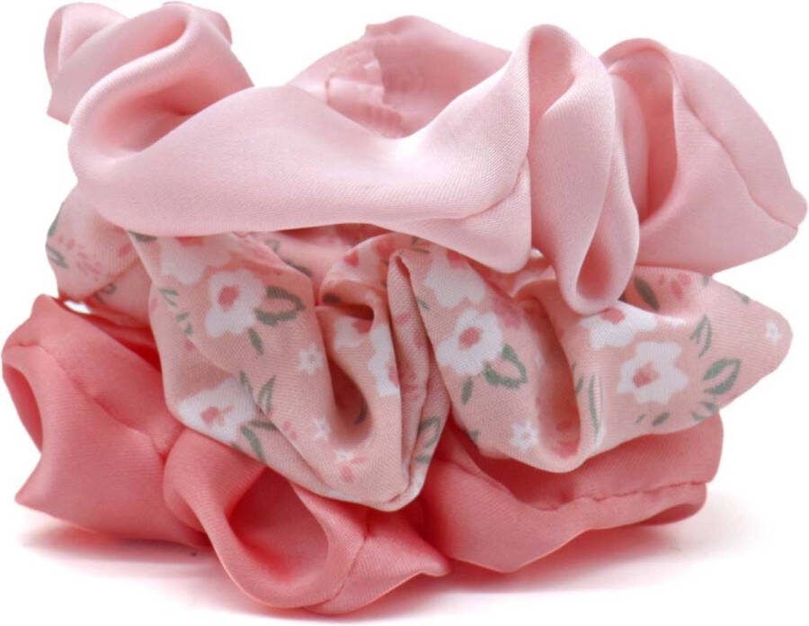 She life style Scrunchies Haarelastieken Set 3 Stuks