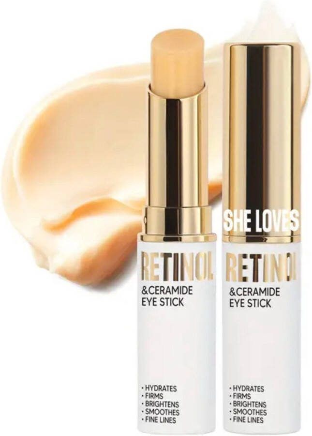 She loves ** Oogstick met Retinol Verzorgende Oogcrème in Stickvorm voor een Stralende Huid**