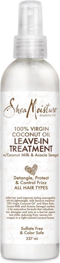 Shea Moisture 100% Virgin Coconut Oil Leave-In Treatment 8oz