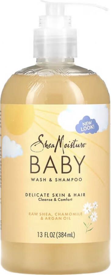 Shea Moisture Baby Top-tot-teen Wash & Shampoo Kamille & Argan 384 ml