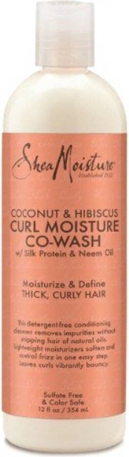 Shea Moisture Coconut & Hibiscus Co-Wash Conditioning Cleanser 354 ml
