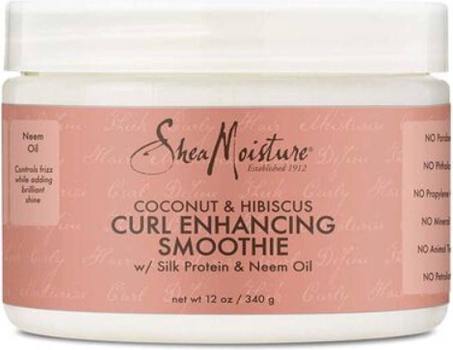 Shea Moisture Coconut & Hibiscus Curl Enhancing Smoothie Haarcrème 340 g