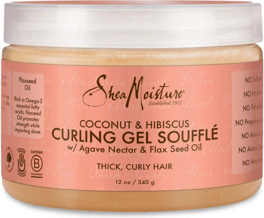 Shea Moisture Coconut & Hibiscus Curling Gel Souffle 355 ml