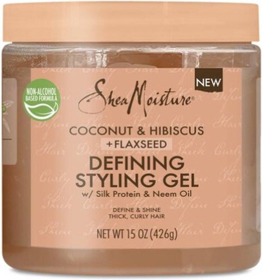 Shea Moisture Coconut & Hibiscus + Flaxseed Defining Styling Gel 426g