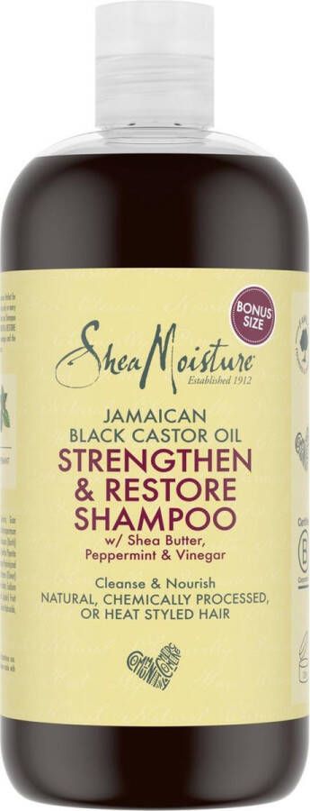 Shea Moisture Jamaican Black Castor Oil Shampoo Strenghten & Restore 473 ml