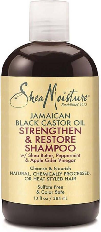 Shea Moisture Jamaican Black Castor Oil Strengthen Grow & Restore Shampoo 384 ml