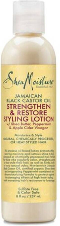 Shea Moisture Jamaican Black Castor Oil Styling Lotion Strengthen Grow & Restore 236 ml
