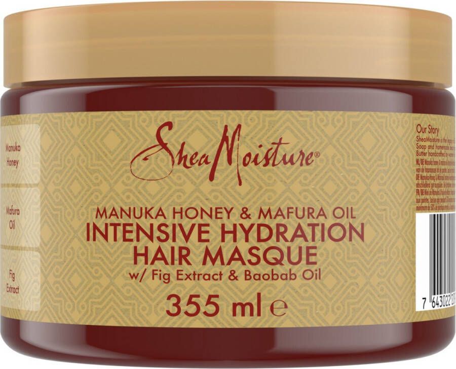 Shea Moisture Manuka Honey & Mafura Oil Intensive Hydration Haarmasker 355 ml