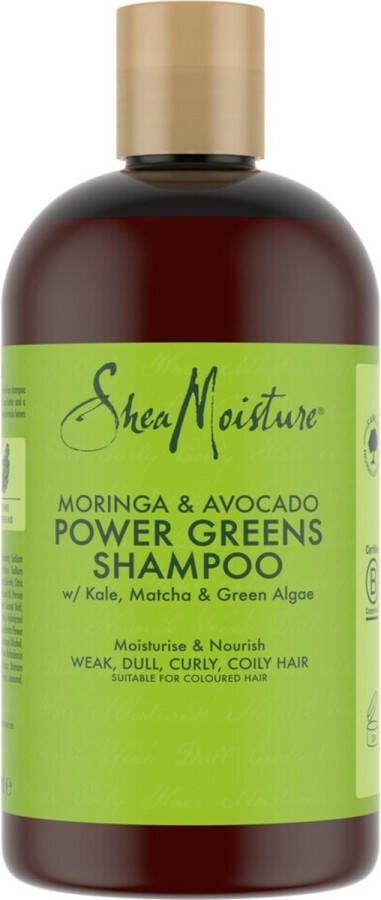 Shea Moisture Moringa & Avocado Shampoo Power Greens 384 ml