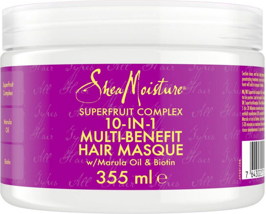 Shea Moisture Superfruit Complex Haarmasker 10 in 1 Multi Benefit Masque 355 ml
