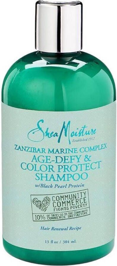 Shea Moisture Zanzibar Marine Complex Age Defy & Color Protect Shampoo 384 ml