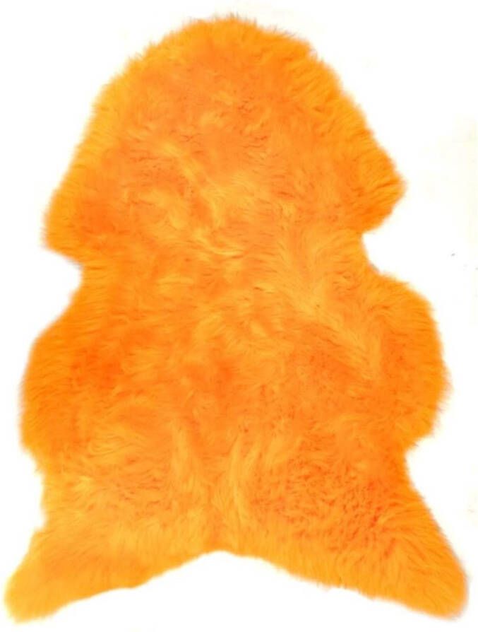 Sheep Schapenvacht Oranje Vloerkleed van 100% Echte Schapenvachten