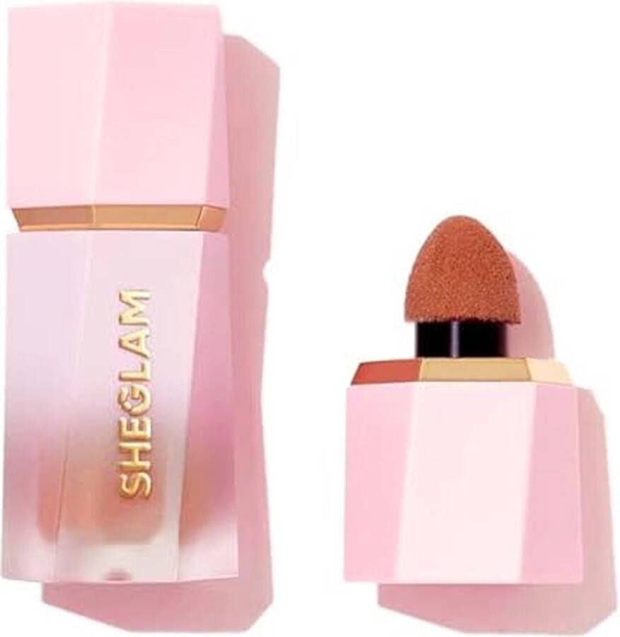 Sheglam Color Bloom Liquid Blush Make-up voor wangen Matte afwerking Birthday Suit