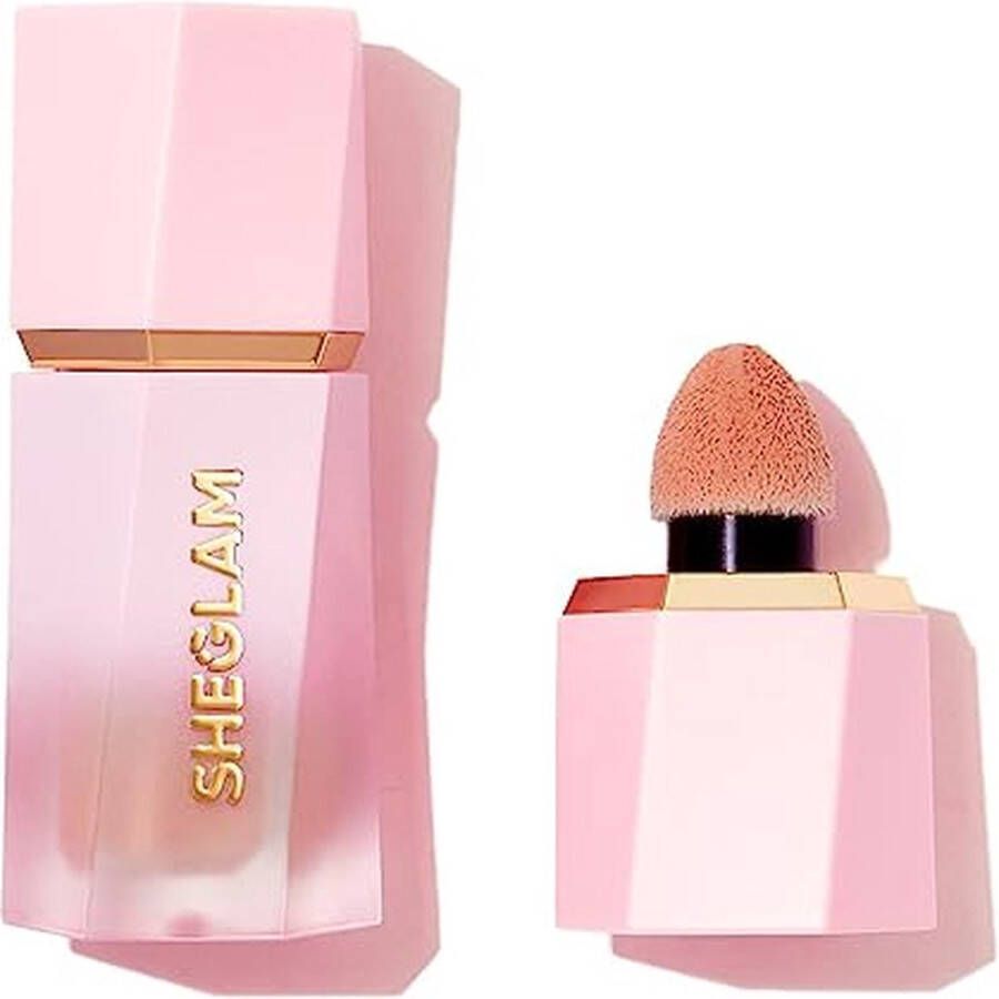 Sheglam Color Bloom Liquid Blush Make-up voor wangen Matte afwerking Hush