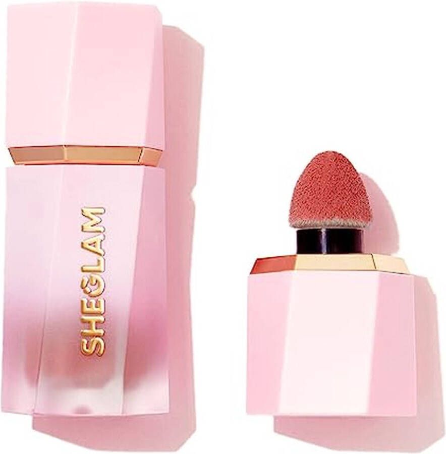 Sheglam Color Bloom Liquid Blush Make-up voor wangen Matte afwerking Rose Ritual