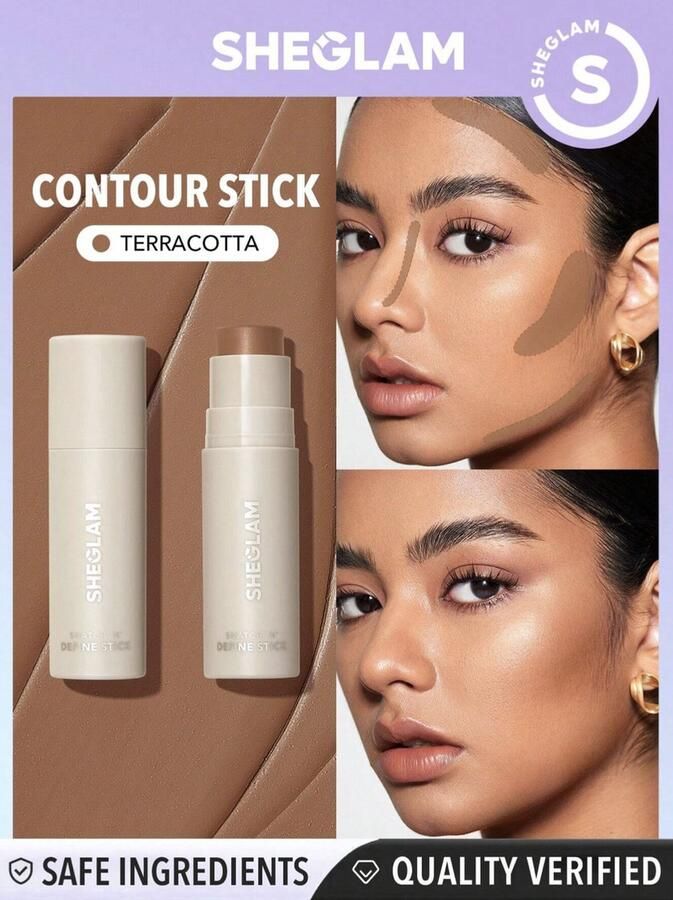 Sheglam Glowin' Up Stick Contour Make Up Snatch 'N' Define Stick Foundation stick Terracotta
