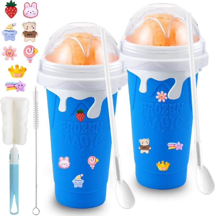 Shengruili Slush Puppy Maker Slushy Maker Slush Puppy Beker Slush Puppy Maker Beker Knijpen Slush Maker Beker