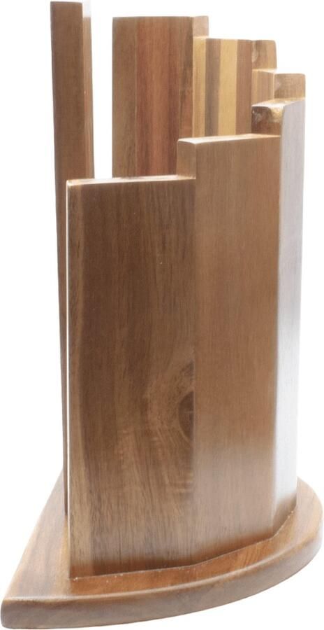 Shinrai Japan Messenblok Magnetisch Scalae Zonder Messen Messenhouder van Acacia Hout