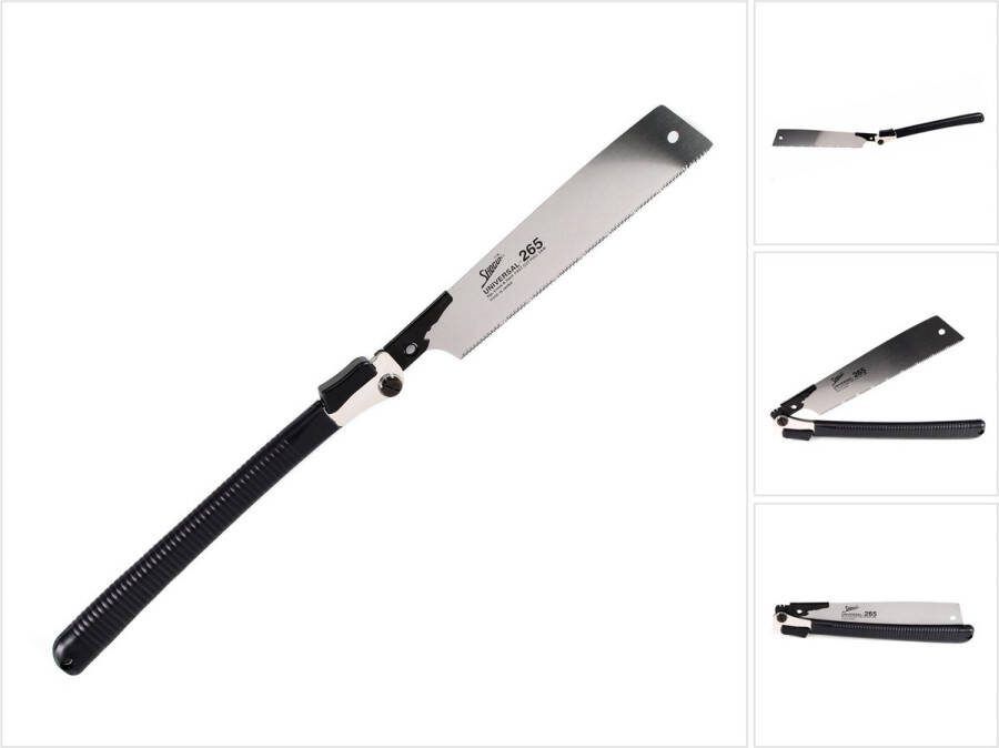 Shogun opvouwbare universele Japanse houttrekzaag met scharnierend gewricht ( OK-265RC FLD ) vervangbaar zaagblad 265 mm Made in Japan
