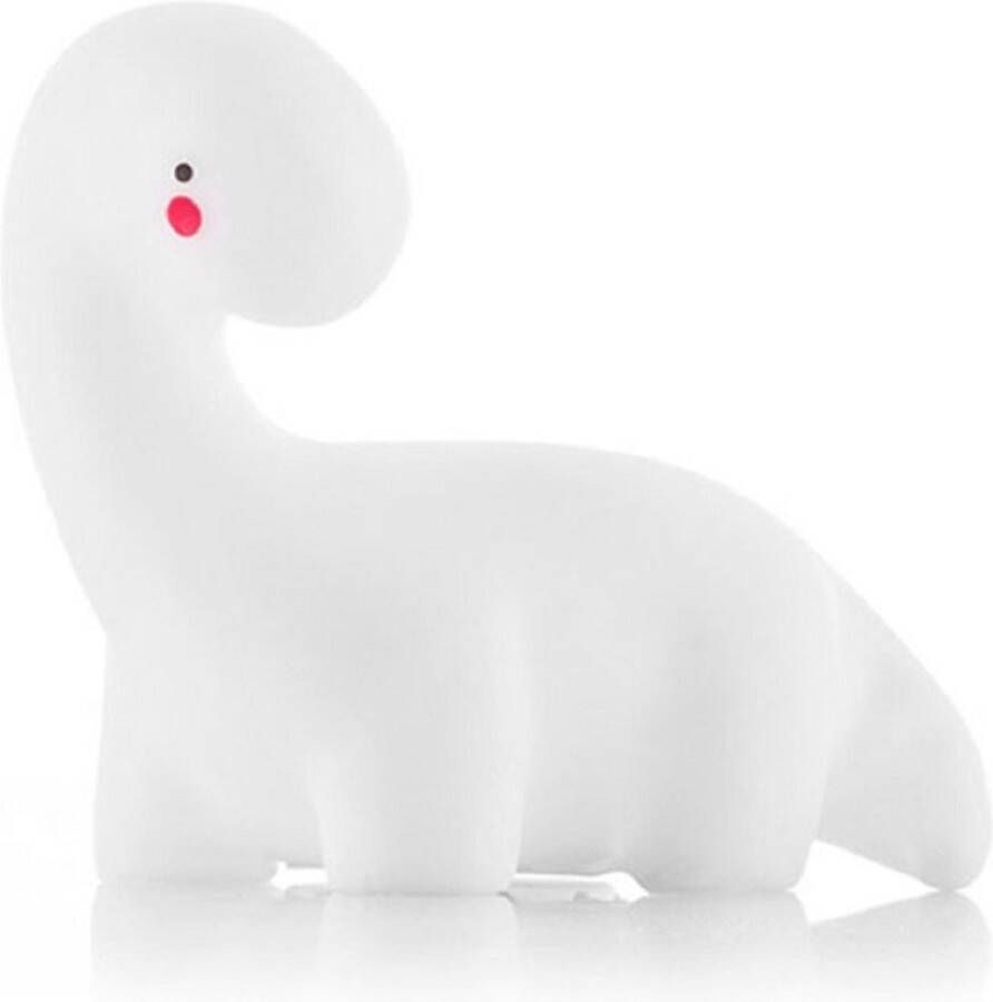 SHOP-STORY LIGHTOSAURUS veelkleurige led-dinosauruslamp kinderlamp slaapkamer kinderlamp multicolor 13 x 12 x 8 cm