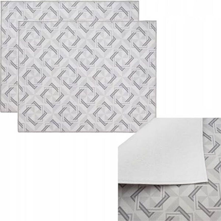 SHOP YOLO YOU ONLY LIVEONCE SHOP YOLO-Afdruipmat-Set Van 2 Droogmatten-40 X 46 Cm- Sneldrogend-Voor De Keuken Tafel placemats