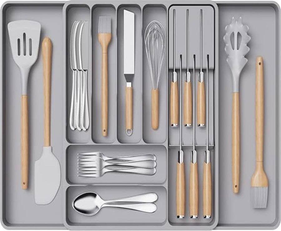 SHOP YOLO YOU ONLY LIVEONCE SHOP YOLO-Lade organizer Ladeverdeler Opbergbakjes Ladeverdeler verstelbaar -Houder voor Keukengerei