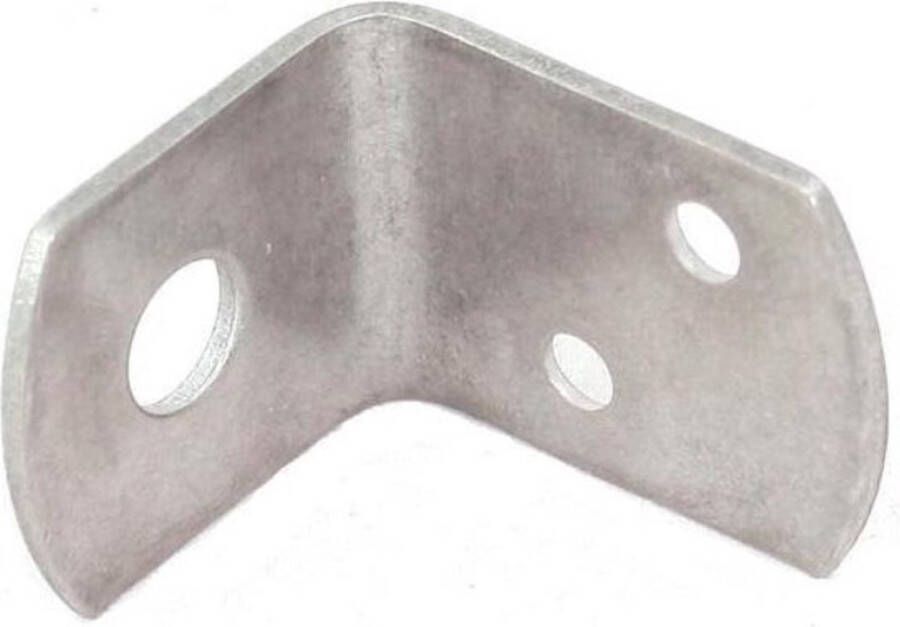 Shopaxo RVS L-Beslag 100 stuks Schutting hoekjes L-steun Metaal L Support Schutting plaatsen benodigdheden L beslag RVS Schuttingbeslag Ijzeren hoekje