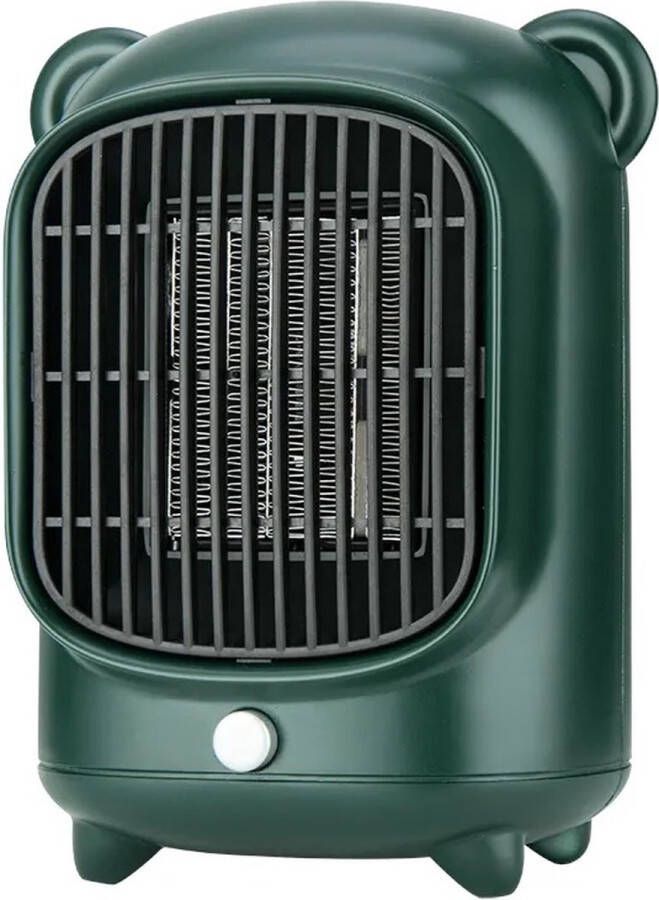 ShopbijStef Kachel ventilator Elektrische Kachel Elektrische kachels Elektrische Kachel Werkplaatskachel Heater 500W Ecofan Groen