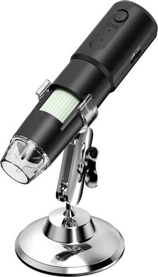 ShopEighty8 Microscoop Handmicroscoop Digitale Microscoop Camera Microscoop -Stereo Wifi 8 x Led Usb 50x 1000x Met Standaard Zwart