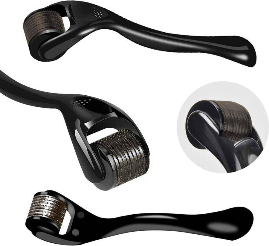 ShopHaven Baardgroei Roller Set met Microneedling Technologie Dermaroller voor Effectieve Baardverzorging Huidstimulatie voor Dikkere Baardgroei Draagbaar en Compact Design Baardverzorgingsroller voor Mannen