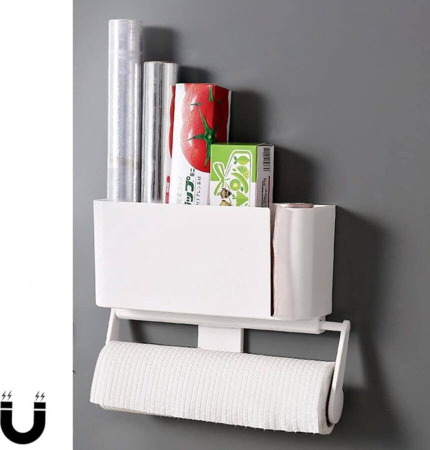 ShopHaven Magnetische Keukenorganizer Ruimtebesparende Keukengerei Houder Sterke Magneetstrip voor Koelkastmontage Geschikt voor Messen Spatels Lepels en Meer Eenvoudige Installatie Keuken Organizer