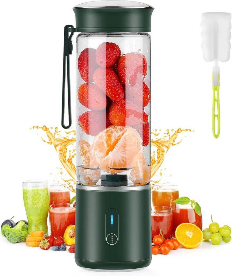 ShopHaven Multifunctionele Draagbare Blender voor Vruchtensap Melkshakes & Babyvoeding Oplaadbaar en Compact Design
