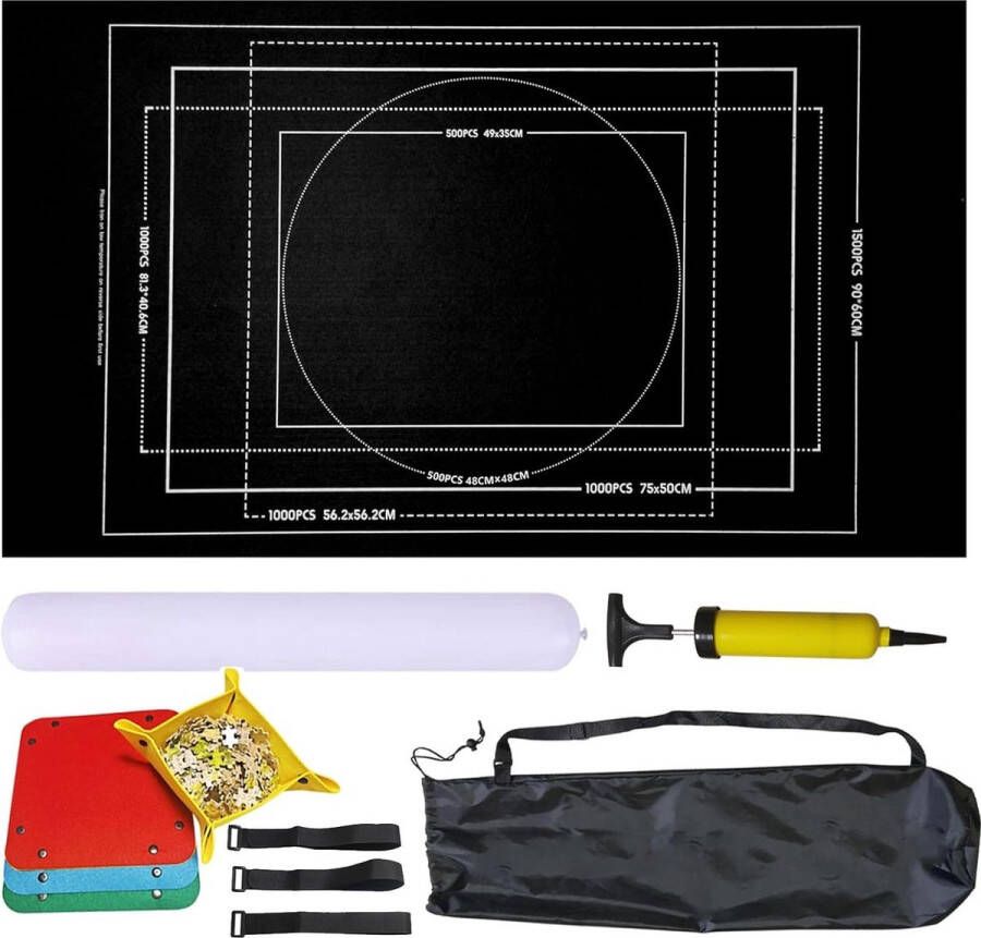 ShopHaven Puzzelmap Puzzelmat Set Veilige en Educatieve Speelomgeving Praktisch en Opbergbaar Accessoire Maatnaam: voor 2000PCS