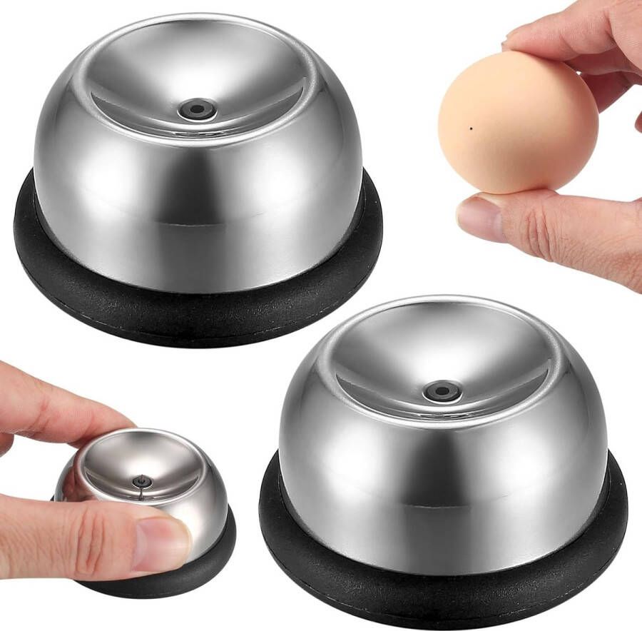 ShopHaven Roestvrijstalen Eierprikker Set Praktisch Keukengereedschap voor Perfect Geprikte Eieren Duurzaam RVS met Handig Plastic Opbergdoosje Veilig en Gemakkelijk Eieren Prikken Keukenaccessoire voor Optimaal Kookgemak