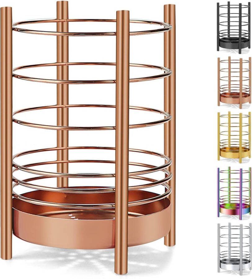 ShopHaven Roestvrijstalen Keukengerei Organizer Opbergrek voor Keukentools Modern Design Duurzaam RVS Efficiënte Organisatie Ruimtebesparend Eenvoudig Schoon te Maken