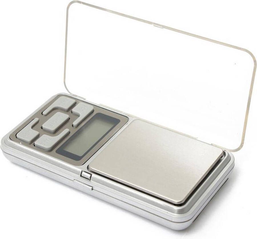 Shoponline Precisie mini weegschaal Pocket weegschaal zakweegschaal keukenweegschaal 200 gram x 0.01 gram nauwkeurig